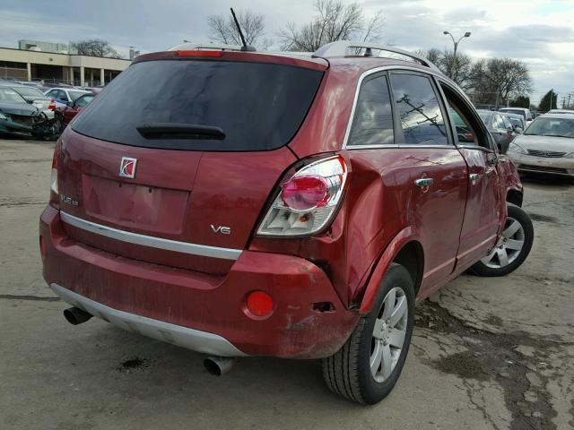 3GSCL53719S556242 - 2009 SATURN VUE XR RED photo 4