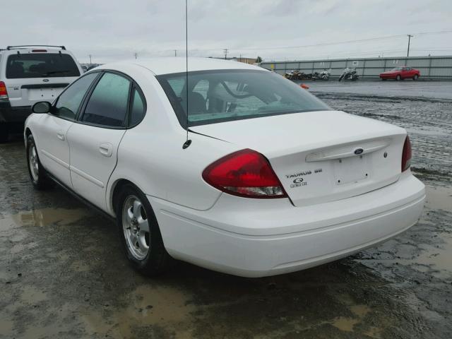 1FAFP53295A123495 - 2005 FORD TAURUS SE WHITE photo 3