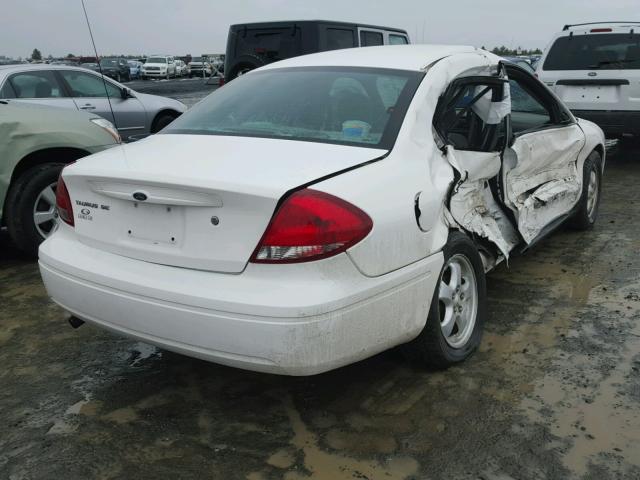 1FAFP53295A123495 - 2005 FORD TAURUS SE WHITE photo 4