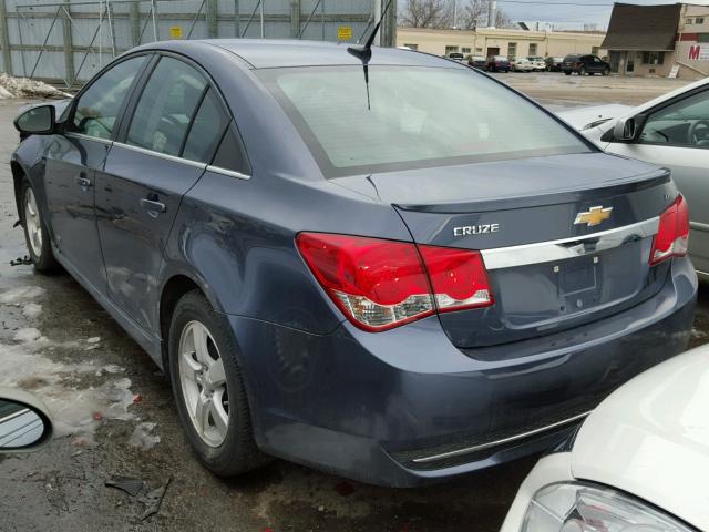 1G1PC5SB5E7282788 - 2014 CHEVROLET CRUZE LT BLUE photo 3