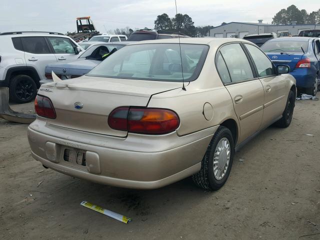 1G1ND52J13M682180 - 2003 CHEVROLET MALIBU GOLD photo 4