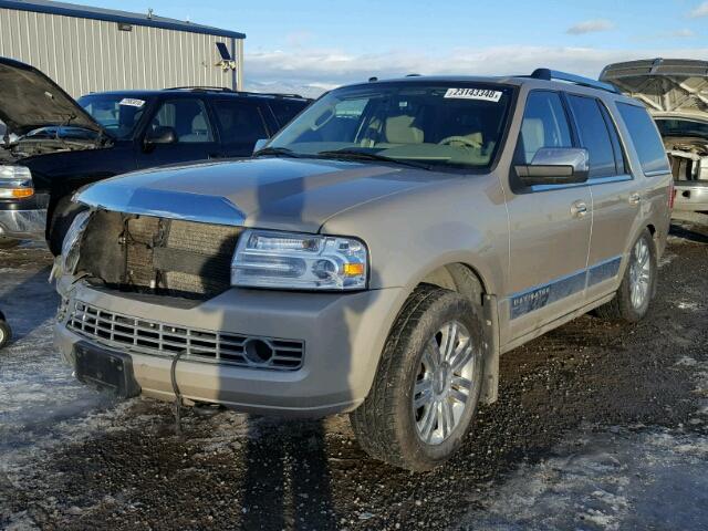 5LMFU28507LJ24863 - 2007 LINCOLN NAVIGATOR ოქროსფერი ფოტო 2