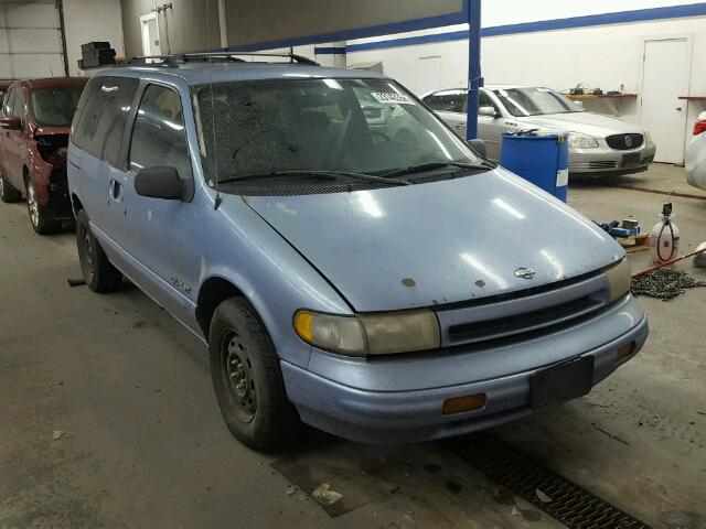 4N2DN11W7SD844489 - 1995 NISSAN QUEST XE BLUE photo 1