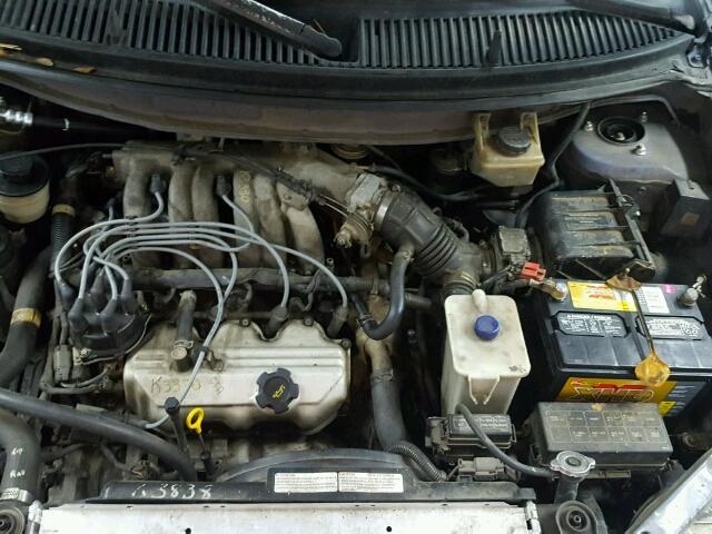 4N2DN11W7SD844489 - 1995 NISSAN QUEST XE BLUE photo 7