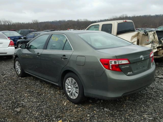 4T4BF1FK6ER429201 - 2014 TOYOTA CAMRY L GRAY photo 3