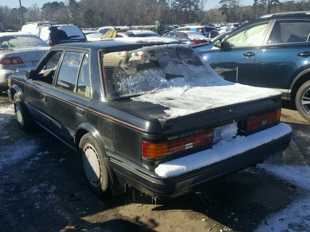 JN1HU11P1HT324984 - 1987 NISSAN MAXIMA BLACK photo 3