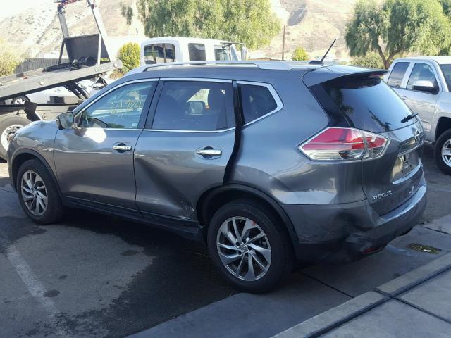 5N1AT2MVXFC877336 - 2015 NISSAN ROGUE S GRAY photo 3