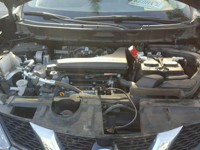 5N1AT2MVXFC877336 - 2015 NISSAN ROGUE S GRAY photo 7