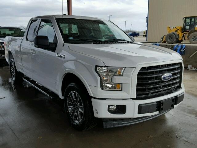 1FTEX1CF0HKE55521 - 2017 FORD F150 SUPER WHITE photo 1