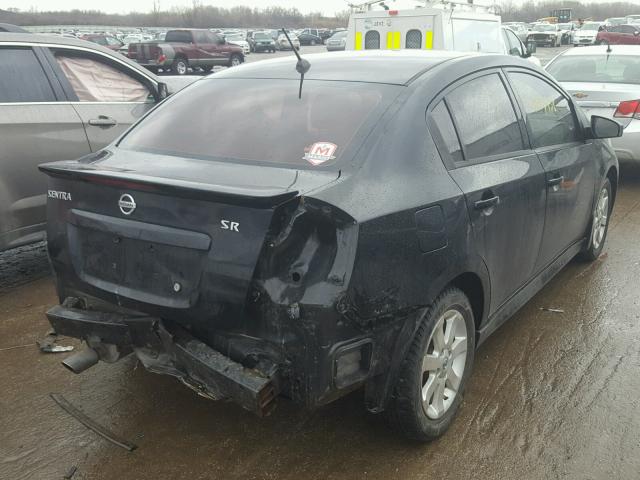 3N1AB6AP5BL669208 - 2011 NISSAN SENTRA 2.0 BLACK photo 4