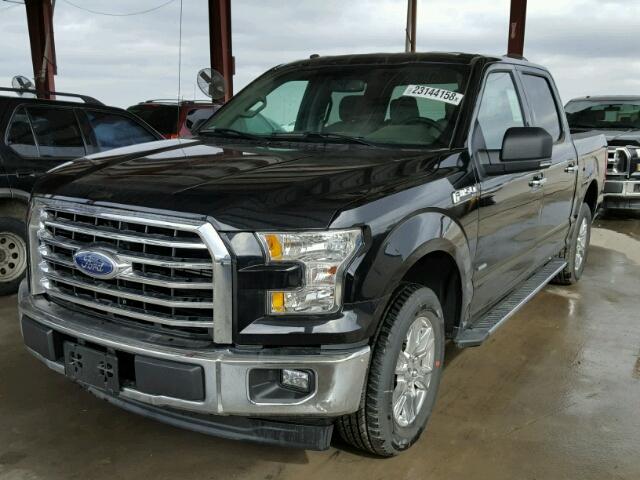 1FTEW1CP3HKE12481 - 2017 FORD F150 SUPER BLACK photo 2