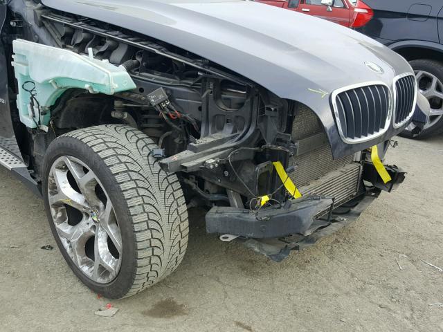 5UXFG2C51BLX07634 - 2011 BMW X6 XDRIVE3 BLUE photo 9