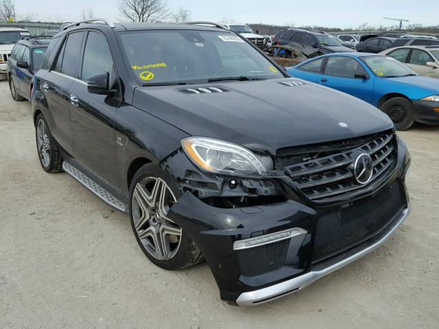 4JGDA7EB2DA215098 - 2013 MERCEDES-BENZ ML 63 AMG BLACK photo 1