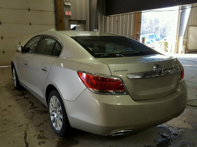 1G4GC5E35DF300573 - 2013 BUICK LACROSSE GOLD photo 3