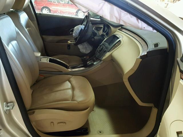 1G4GC5E35DF300573 - 2013 BUICK LACROSSE GOLD photo 5