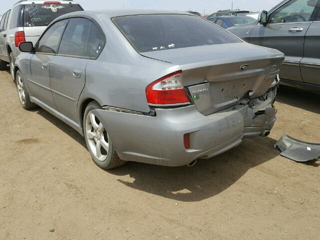 4S3BL616187216755 - 2008 SUBARU LEGACY 2.5 SILVER photo 3