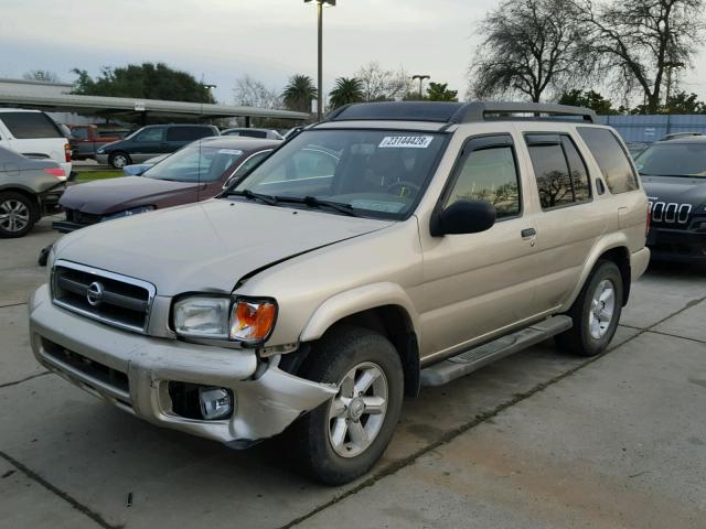 JN8DR09Y83W819957 - 2003 NISSAN PATHFINDER BEIGE photo 2