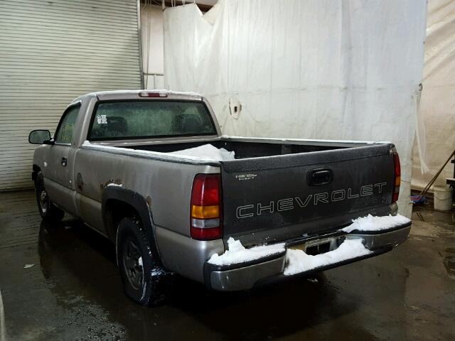 1GCEC14W32Z222130 - 2002 CHEVROLET SILVERADO TAN photo 3