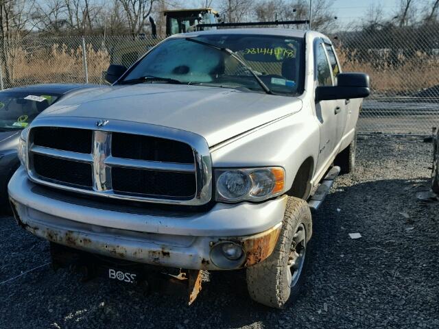 3D7KU28D94G168064 - 2004 DODGE RAM 2500 S SILVER photo 2