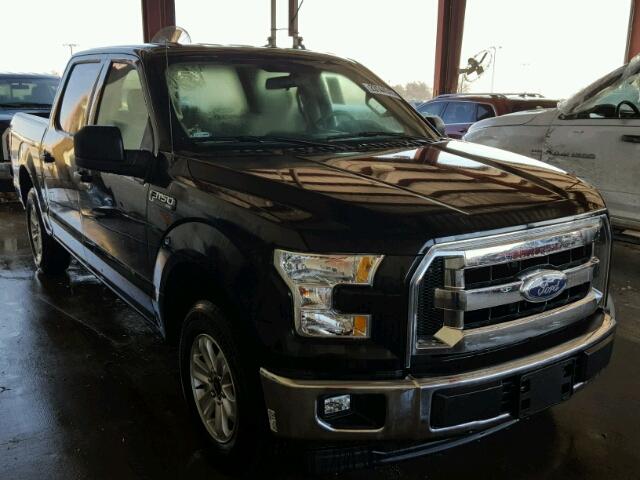 1FTEW1C83HKE35610 - 2017 FORD F150 SUPER BLACK photo 1