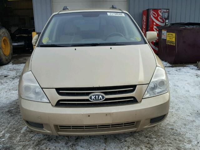 KNDMB233266031544 - 2006 KIA SEDONA EX GOLD photo 9