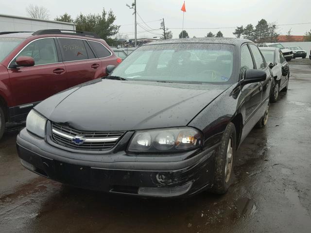 2G1WH55K129269572 - 2002 CHEVROLET IMPALA LS BLACK photo 2