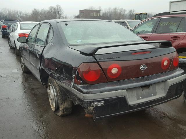 2G1WH55K129269572 - 2002 CHEVROLET IMPALA LS BLACK photo 3