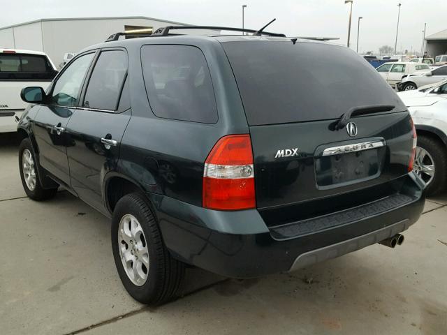 2HNYD18851H535940 - 2001 ACURA MDX TOURIN GREEN photo 3