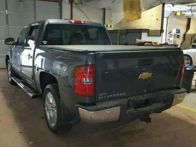 1GCPKTE30BF128476 - 2011 CHEVROLET SILVERADO GRAY photo 3