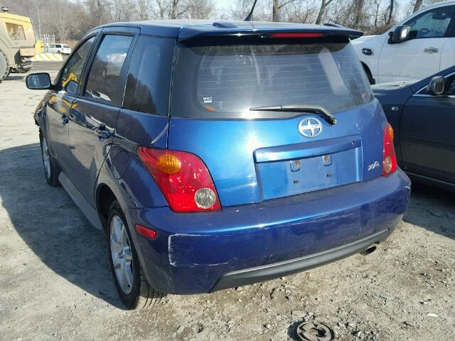 JTKKT624650121957 - 2005 TOYOTA SCION XA BLUE photo 3