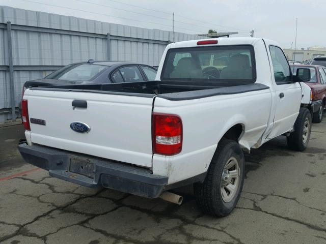 1FTYR10D46PA09057 - 2006 FORD RANGER WHITE photo 4