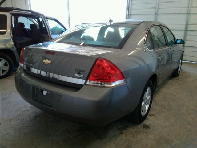 2G1WT58K779268590 - 2007 CHEVROLET IMPALA LT GRAY photo 4