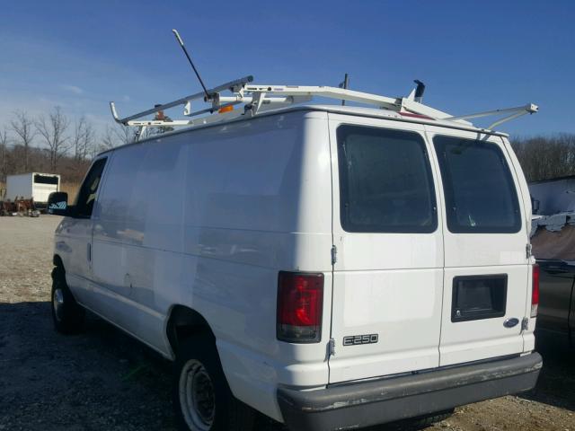 1FTNE24L94HA11383 - 2004 FORD ECONOLINE WHITE photo 3