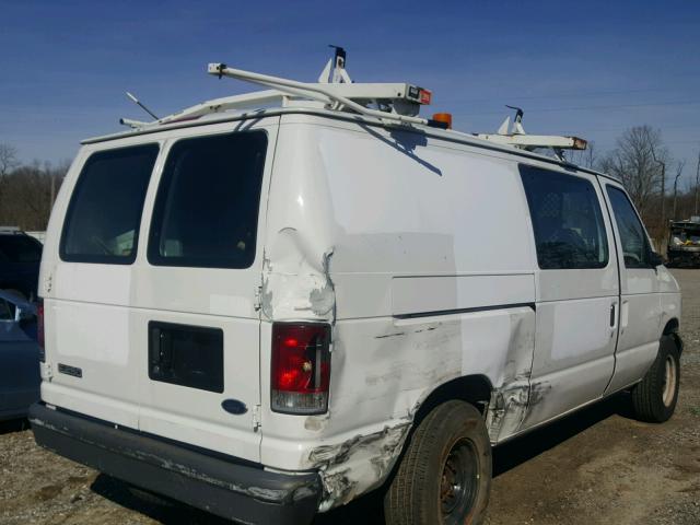 1FTNE24L94HA11383 - 2004 FORD ECONOLINE WHITE photo 4