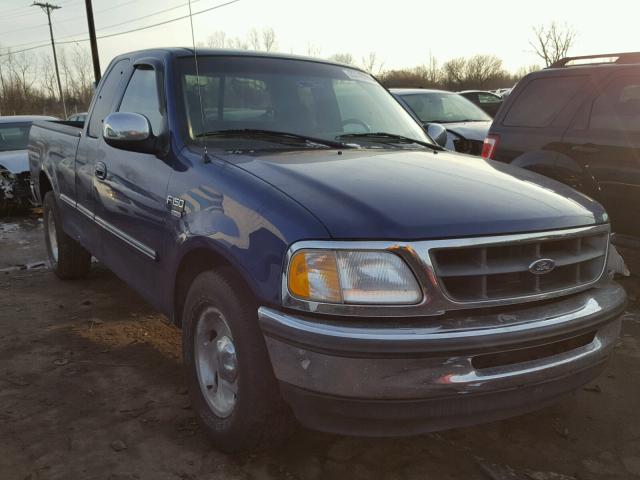 1FTZX1762WNC32789 - 1998 FORD F150 BLUE photo 1