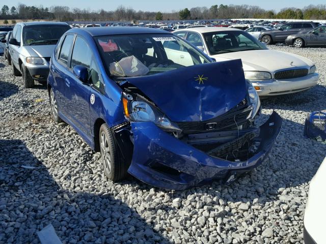 JHMGE8H68DC068380 - 2013 HONDA FIT SPORT BLUE photo 1