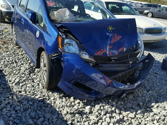 JHMGE8H68DC068380 - 2013 HONDA FIT SPORT BLUE photo 9