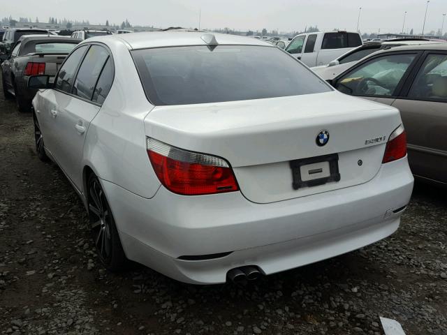 WBANA73554B805308 - 2004 BMW 530 I WHITE photo 3