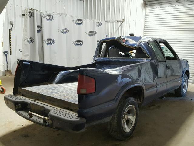 1GCCS194XY8172004 - 2000 CHEVROLET S TRUCK S1 BLUE photo 4