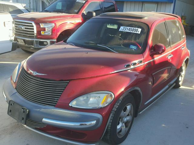 3C4FY48B02T307447 - 2002 CHRYSLER PT CRUISER RED photo 2