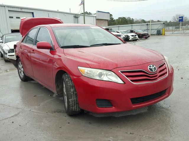 4T1BF3EK3BU674704 - 2011 TOYOTA CAMRY BASE RED photo 1