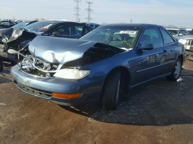 19UYA1248VL019540 - 1997 ACURA 2.2CL BLUE photo 2