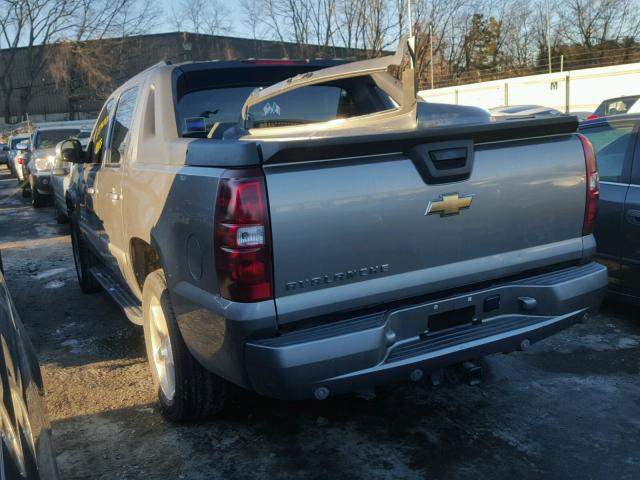 3GNFK12397G292472 - 2007 CHEVROLET AVALANCHE GRAY photo 3