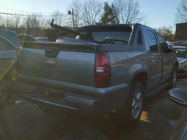 3GNFK12397G292472 - 2007 CHEVROLET AVALANCHE GRAY photo 4