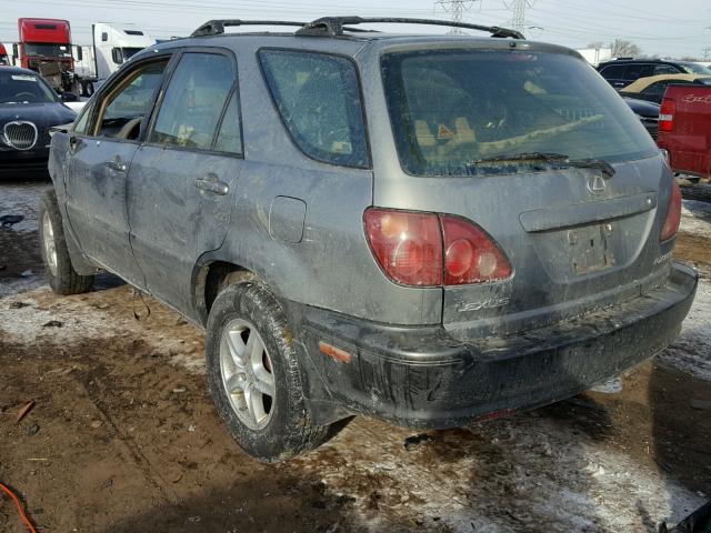 JT6HF10U2Y0107418 - 2000 LEXUS RX300 GRAY photo 3