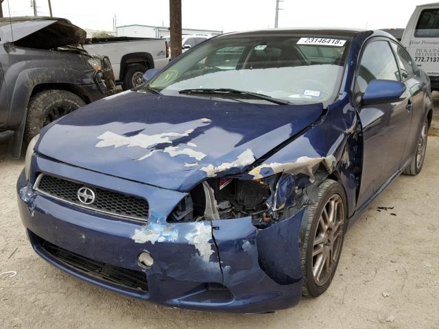 JTKDE167590287970 - 2009 TOYOTA SCION TC BLUE photo 2