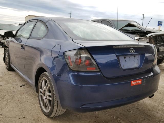 JTKDE167590287970 - 2009 TOYOTA SCION TC BLUE photo 3