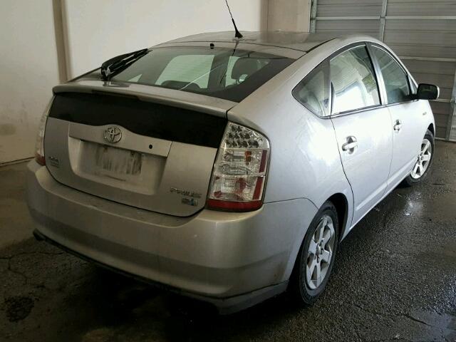 JTDKB20U073232690 - 2007 TOYOTA PRIUS SILVER photo 4