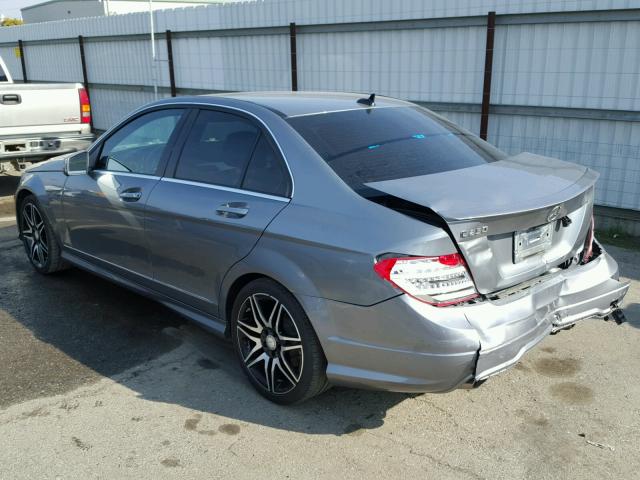 WDDGF4HB5EG215534 - 2014 MERCEDES-BENZ C 250 GRAY photo 3