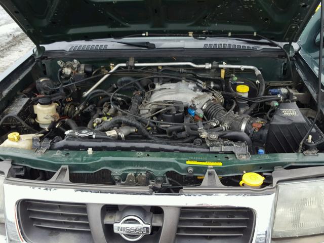 1N6ED27Y1YC369605 - 2000 NISSAN FRONTIER C GREEN photo 7